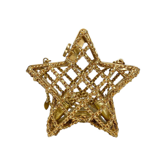 Chanel Gold Star Minaudiere Clutch