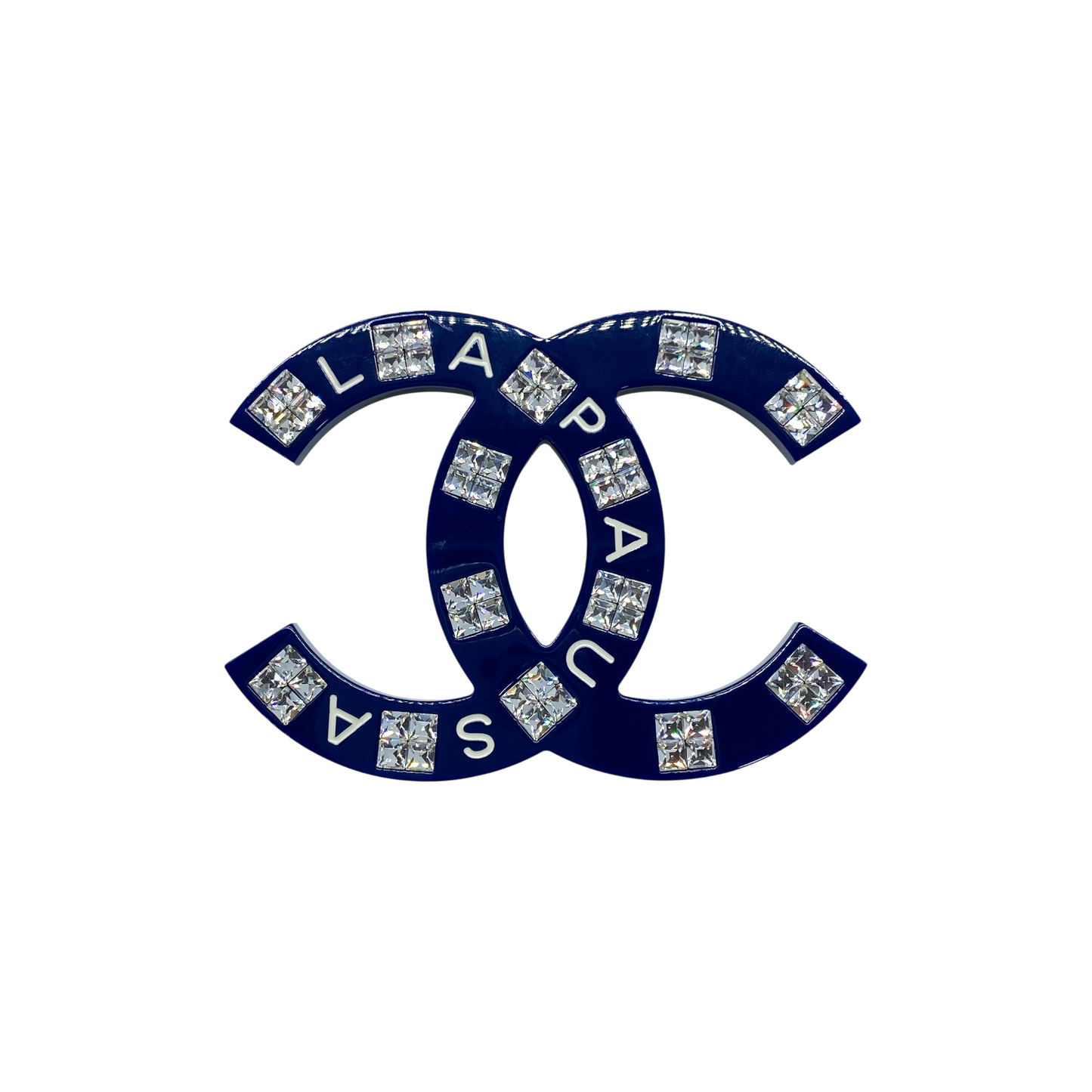 Chanel Navy La Pausa Brooch
