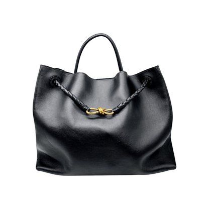 Bottega Veneta Black Andiamo Large Tote