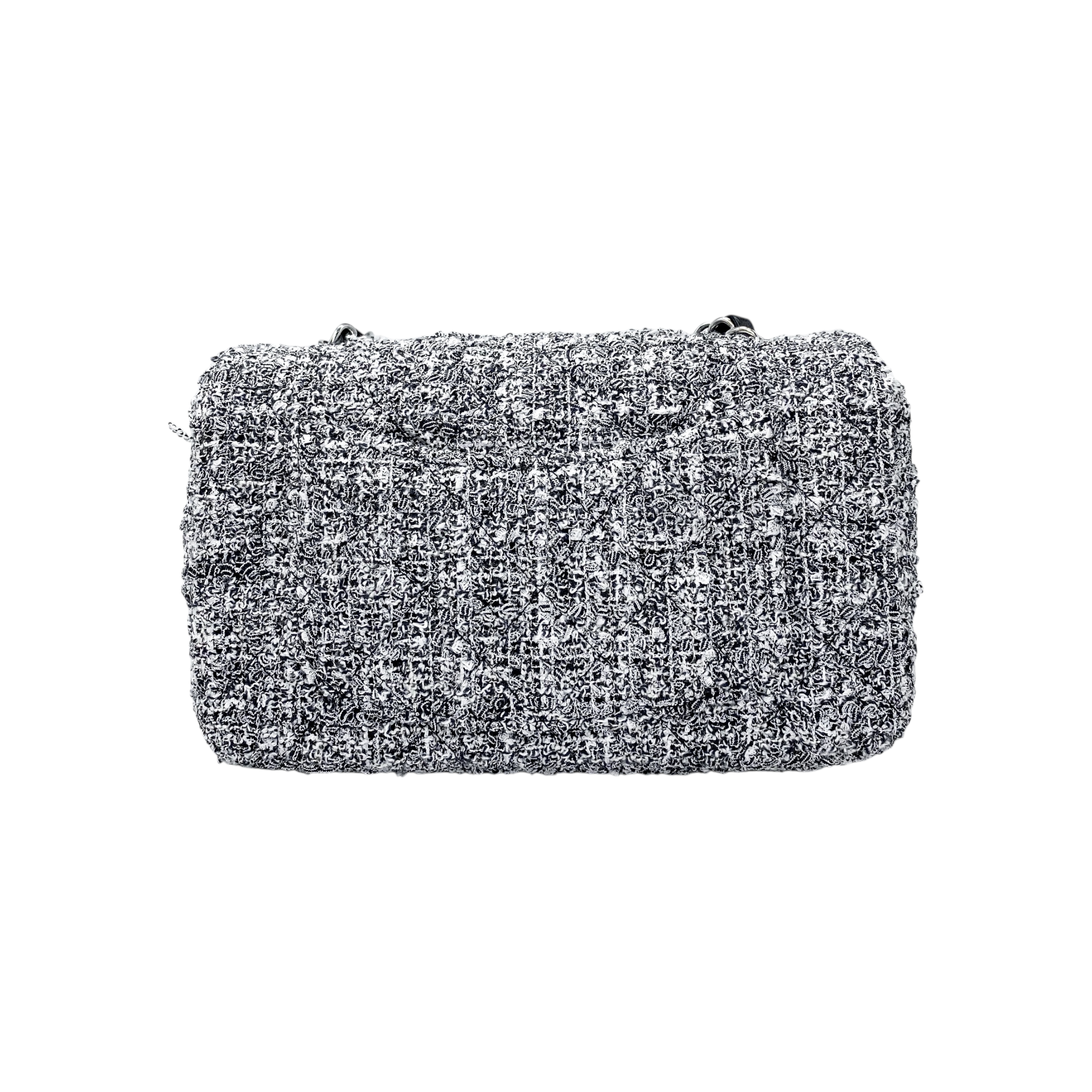 Chanel Black White Tweed Mini Rectangle | Consign of the Times ™
