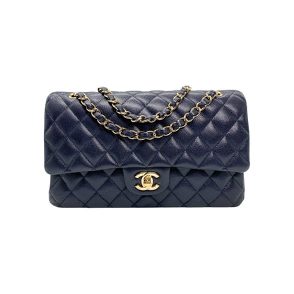 Chanel Navy Medium Double Flap Bag