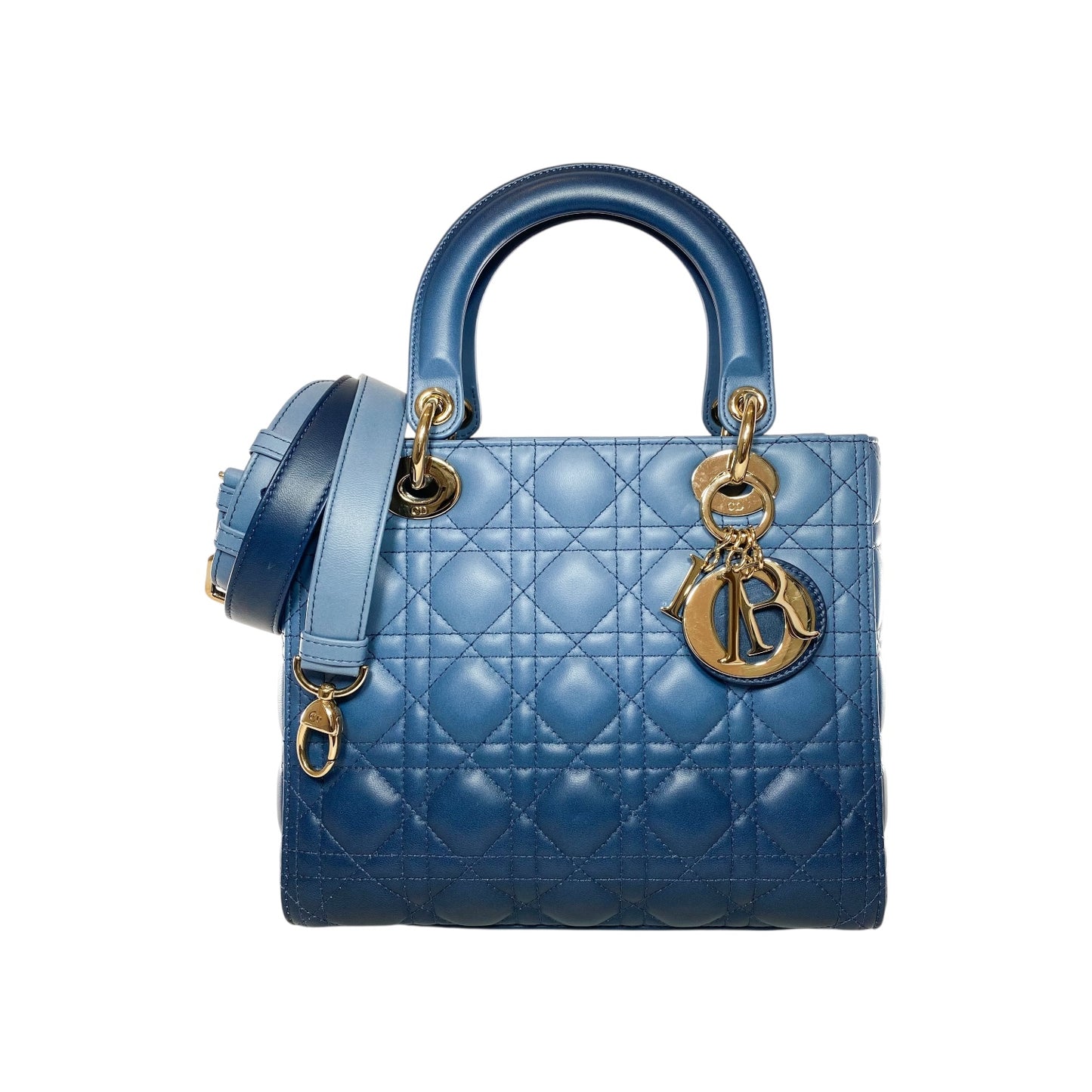 Dior Gradient Blue Medium Lady Dior