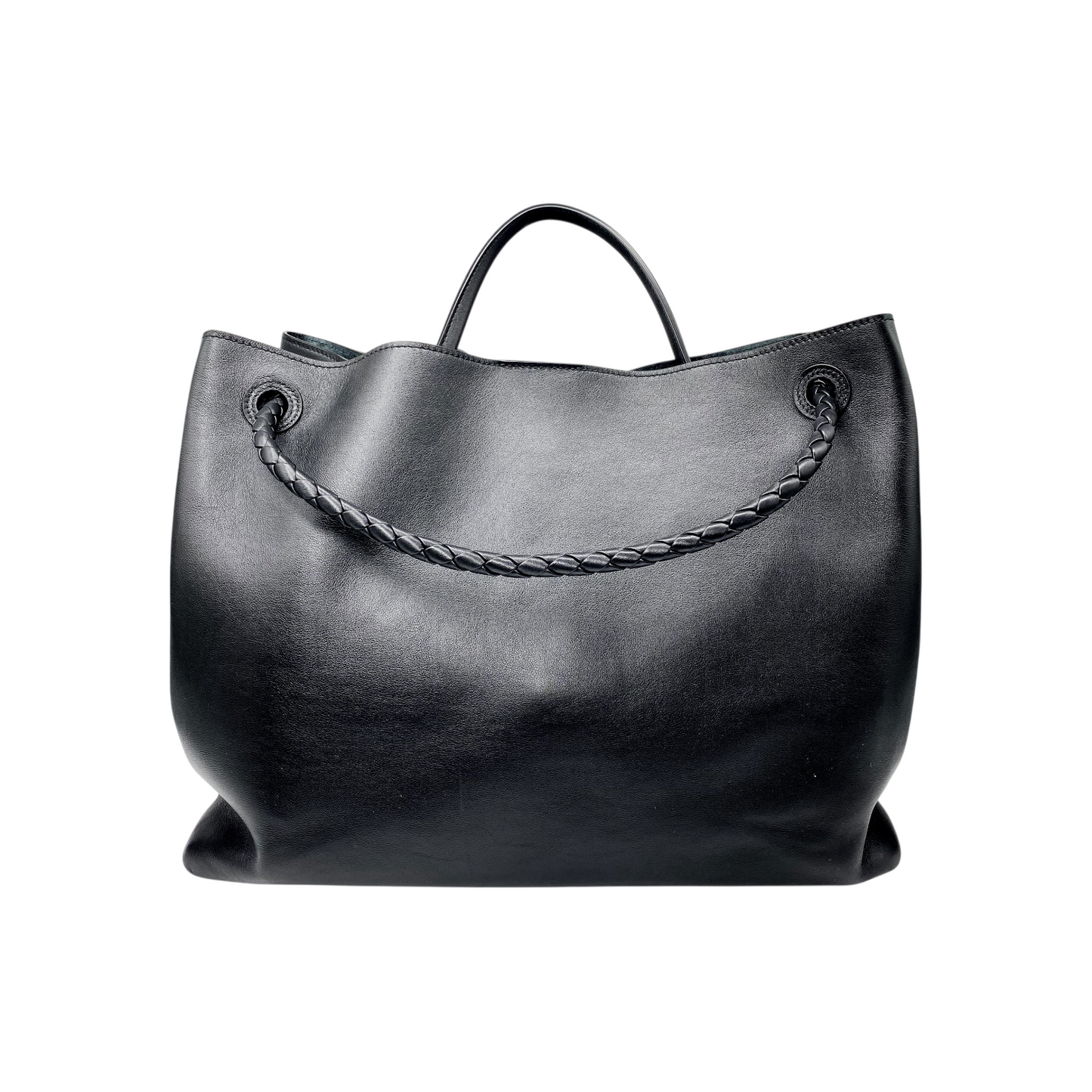 Bottega Veneta Black Andiamo Large Tote