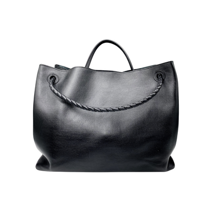 Bottega Veneta Black Andiamo Large Tote