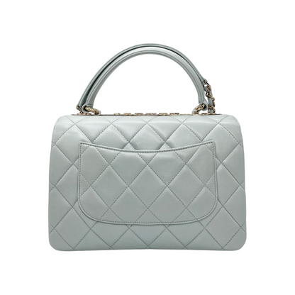 Chanel Light Grey Small Trendy Top Handle