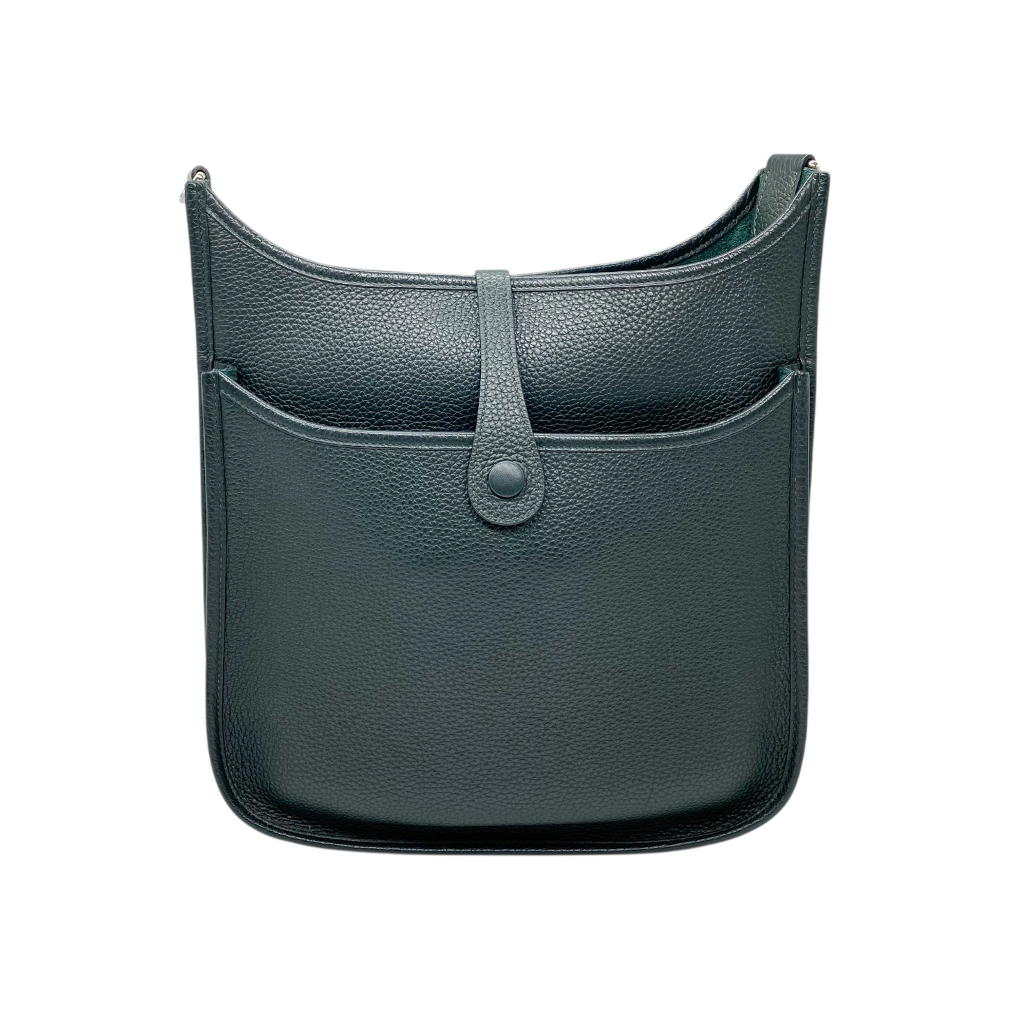 Hermes Evelyne Vert Fonce PM Palladium Hardware