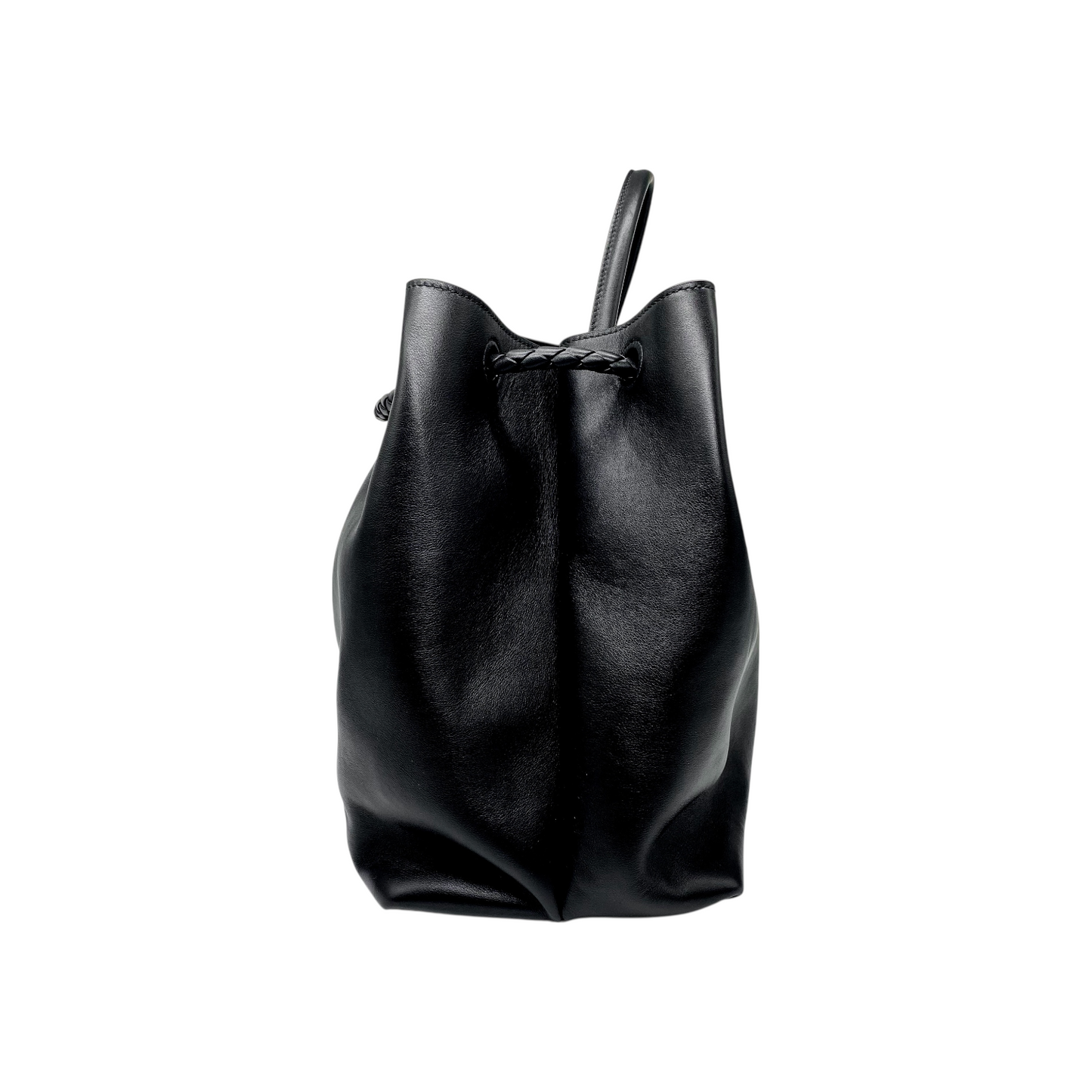 Bottega Veneta Black Andiamo Large Tote