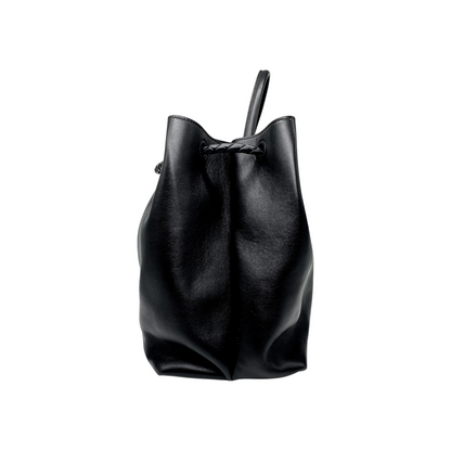 Bottega Veneta Black Andiamo Large Tote