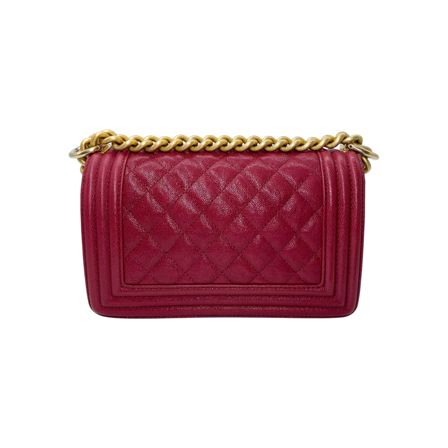 Chanel Red Mini Boy Bag