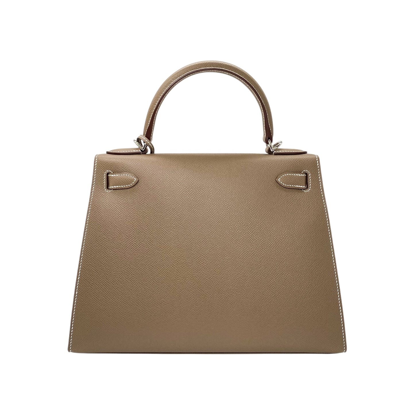 Hermes Kelly 28 Etoupe Epsom Palladium Hardware