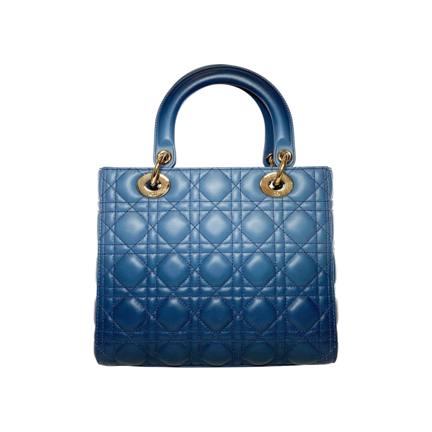【ヴィンテージ】Rank:S☆Dior Blue Mongtaigne30 Medium バック 30 Montaigne Bags & Accessories - Designer Mini & Small
