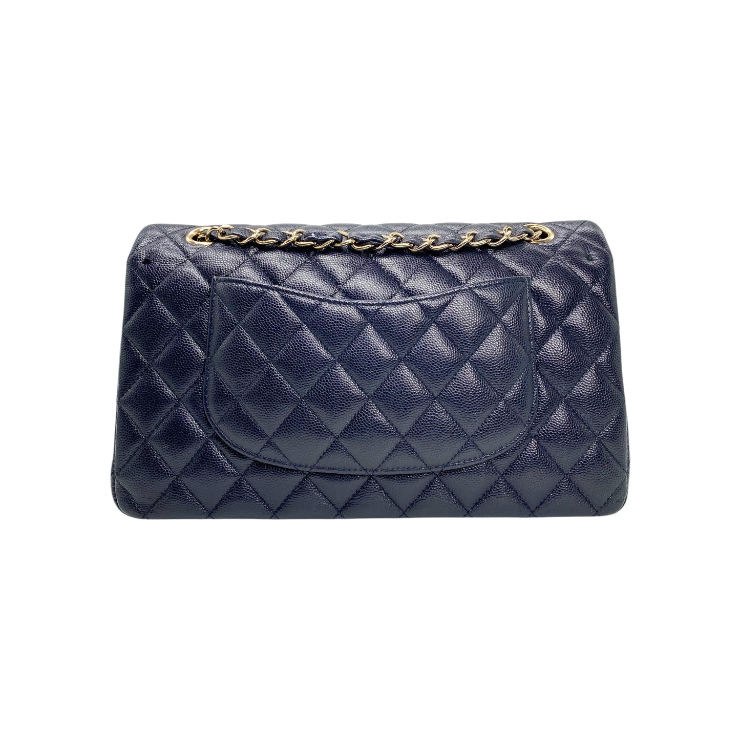 Chanel Navy Medium Double Flap Bag