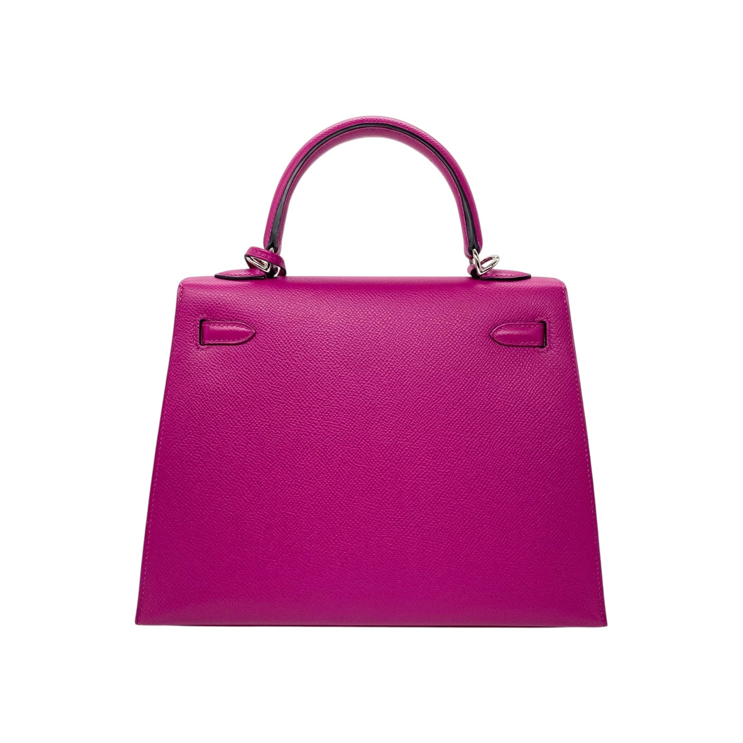 Hermes Kelly 25 Rose Poupre Epsom Palladium Hardware