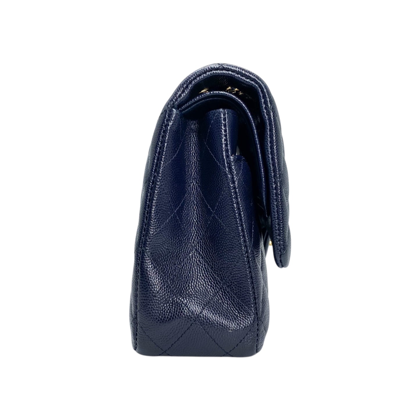 Chanel Navy Medium Double Flap Bag