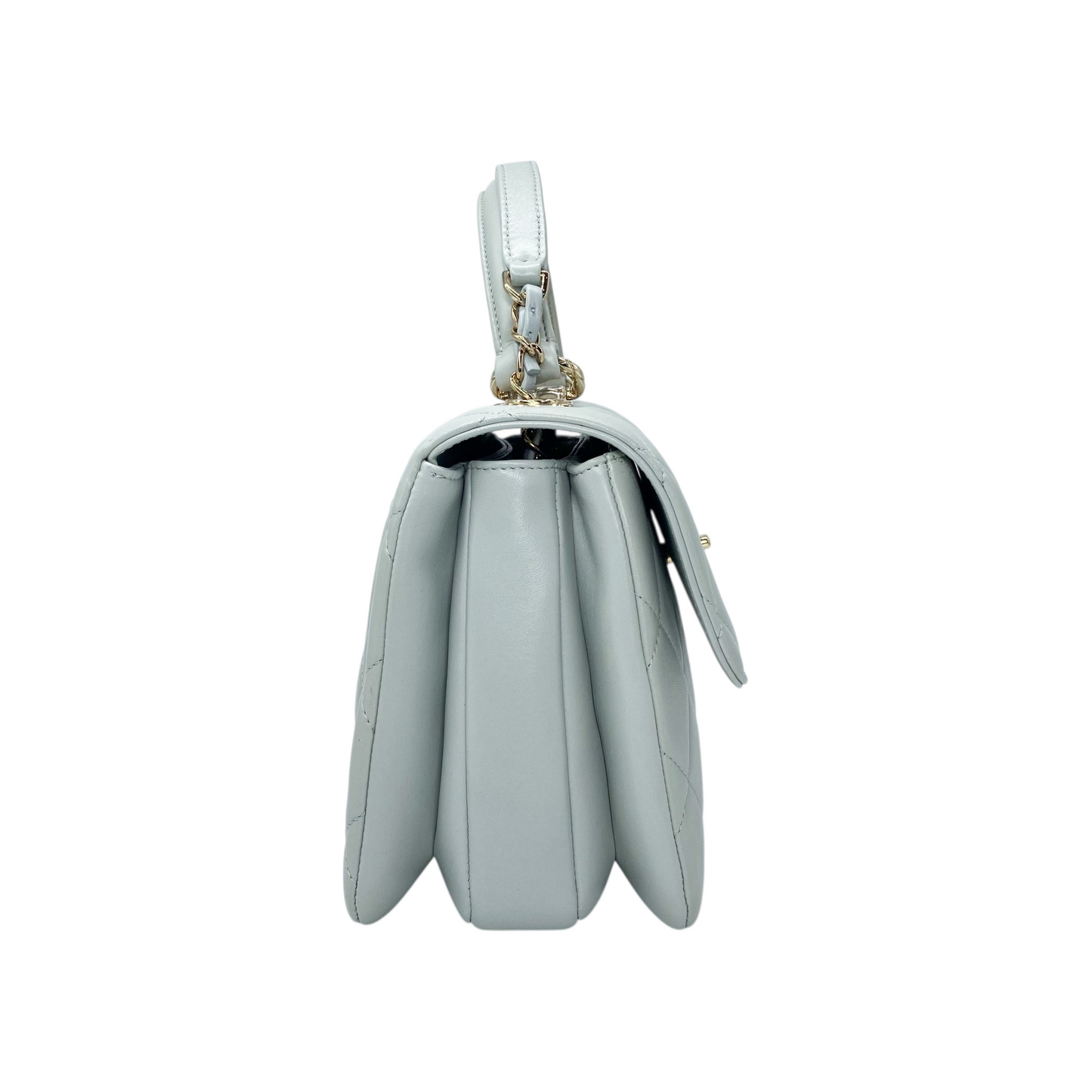Chanel Light Grey Small Trendy Top Handle