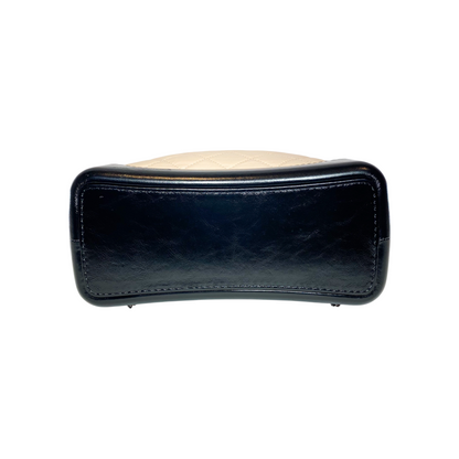 Chanel Beige Black Gabrielle Backpack