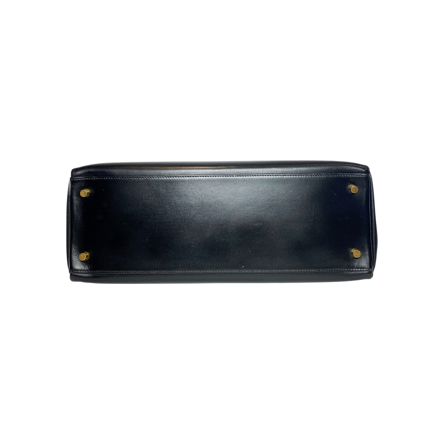 Hermes Kelly 35 Retourne Black Box Gold Hardware