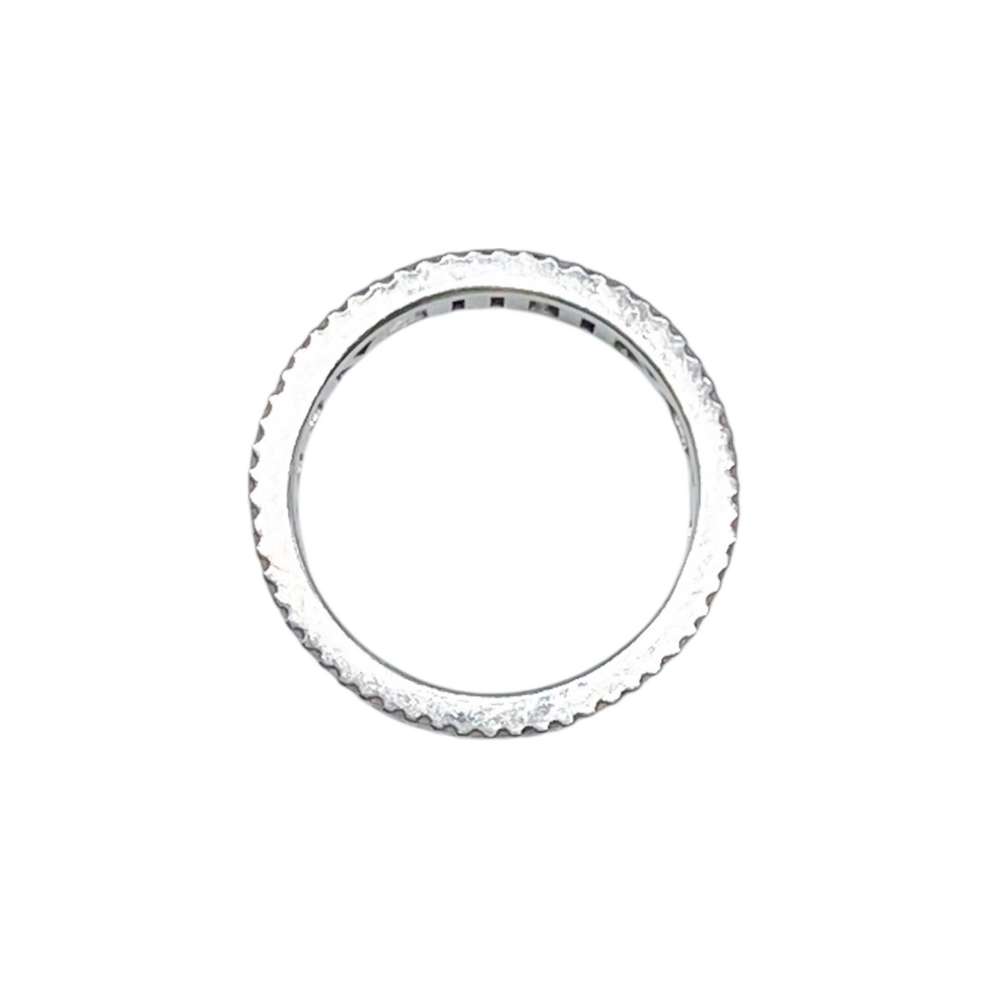 Tiffany & Co. White Gold Diamond Atlas Ring