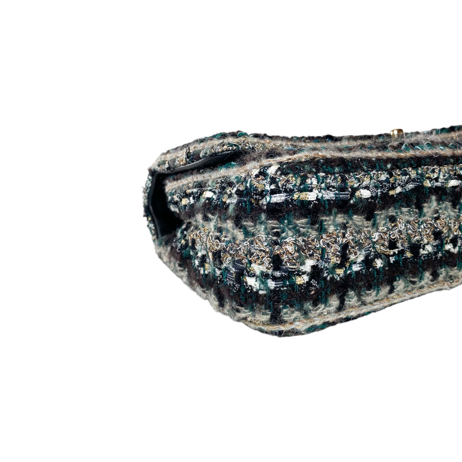 Chanel Multicolor Tweed Braid Flap Bag