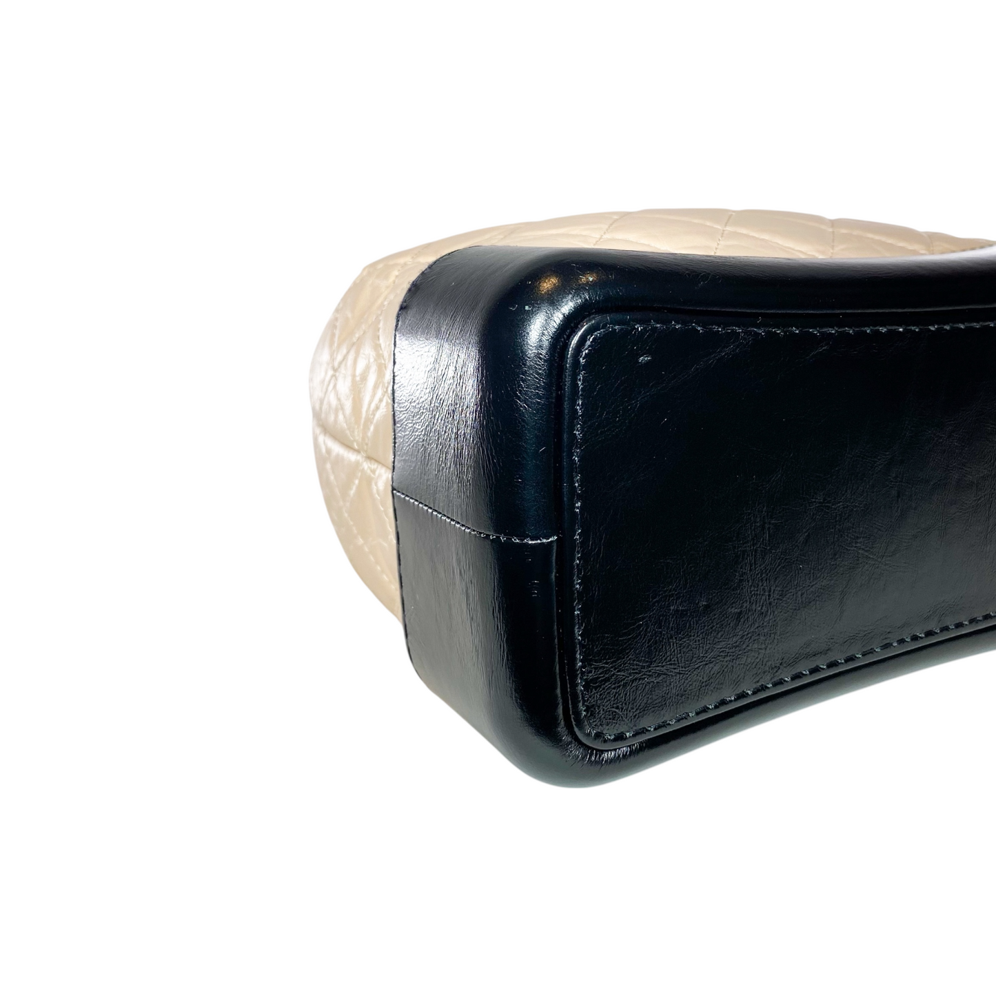 Chanel Beige Black Gabrielle Backpack