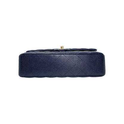 Chanel Navy Medium Double Flap Bag