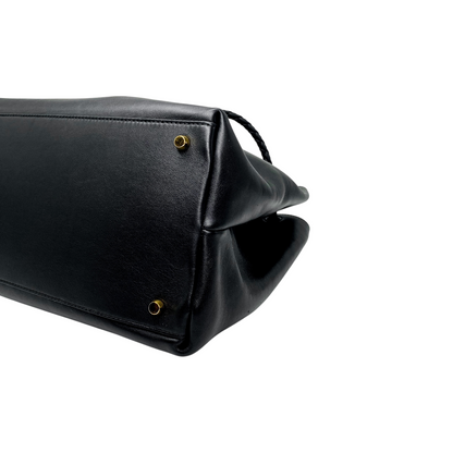 Bottega Veneta Black Andiamo Large Tote
