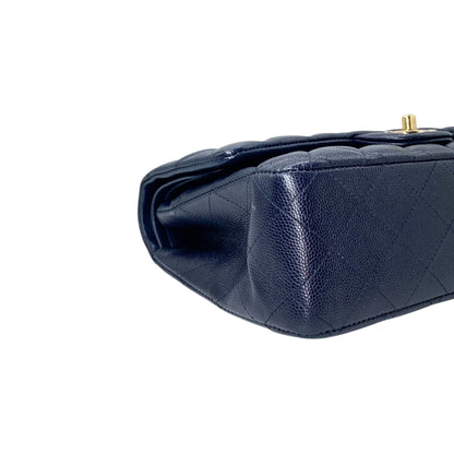 Chanel Navy Medium Double Flap Bag