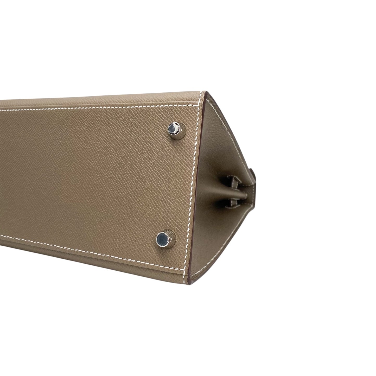 Hermes Kelly 28 Etoupe Epsom Palladium Hardware