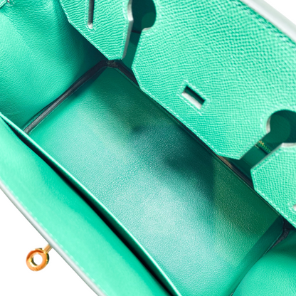 Hermes Birkin 30 Malachite Epsom Gold Hardware