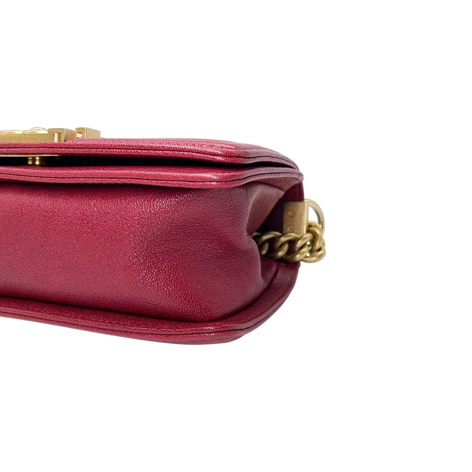 Chanel Red Mini Boy Bag