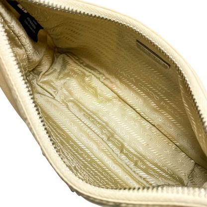Prada Beige Re-Edition Shoulder Bag