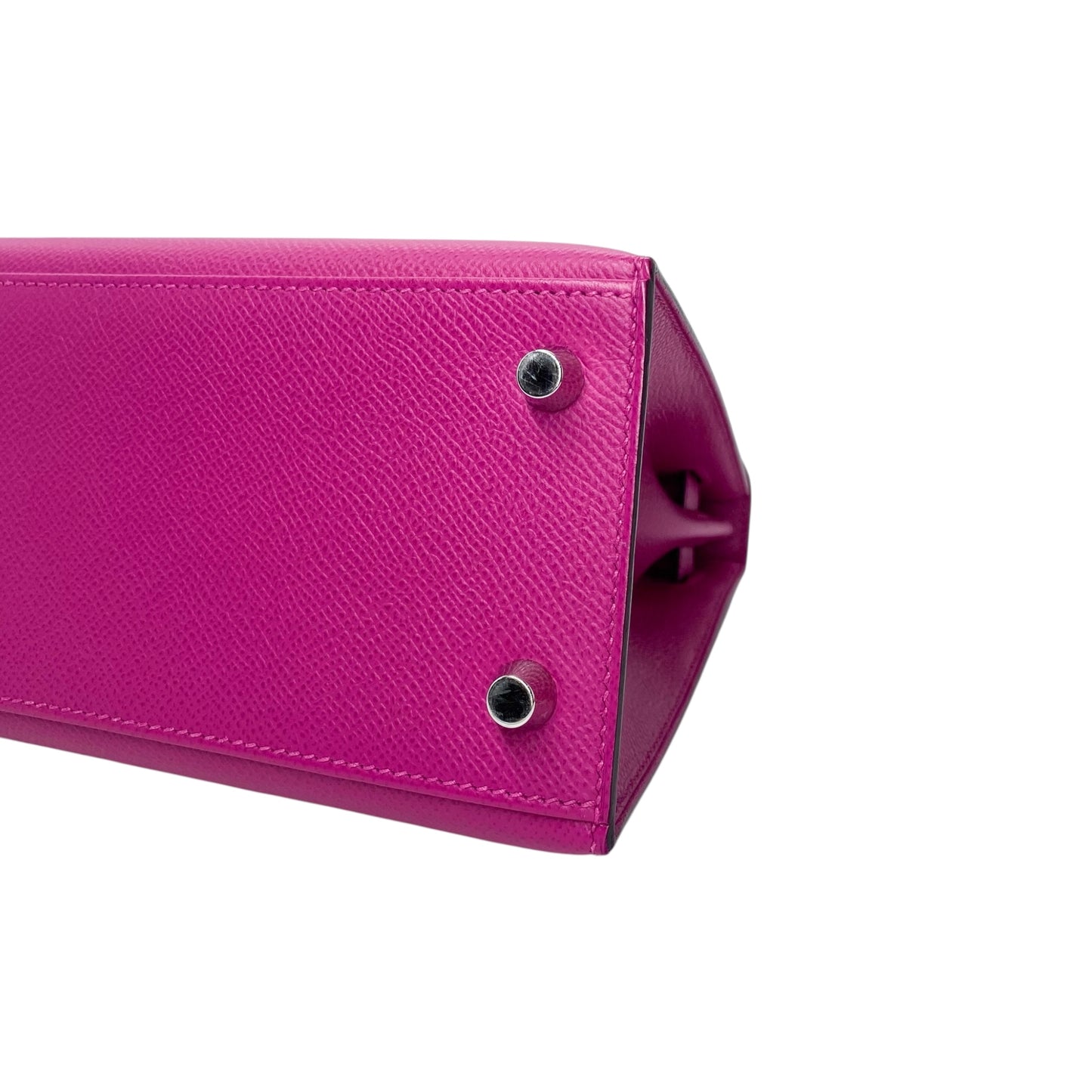 Hermes Kelly 25 Rose Poupre Epsom Palladium Hardware