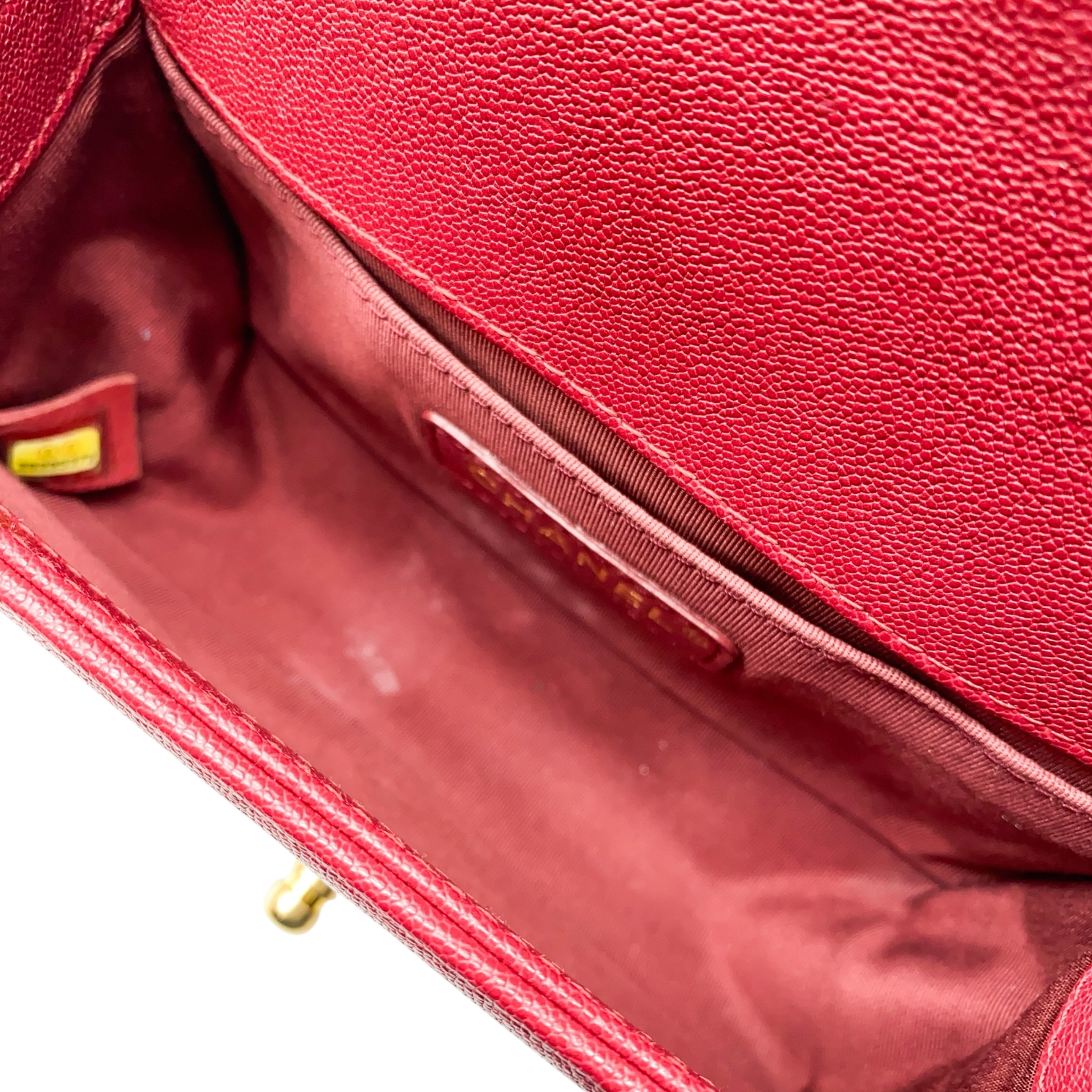 Chanel Red Mini Boy Bag