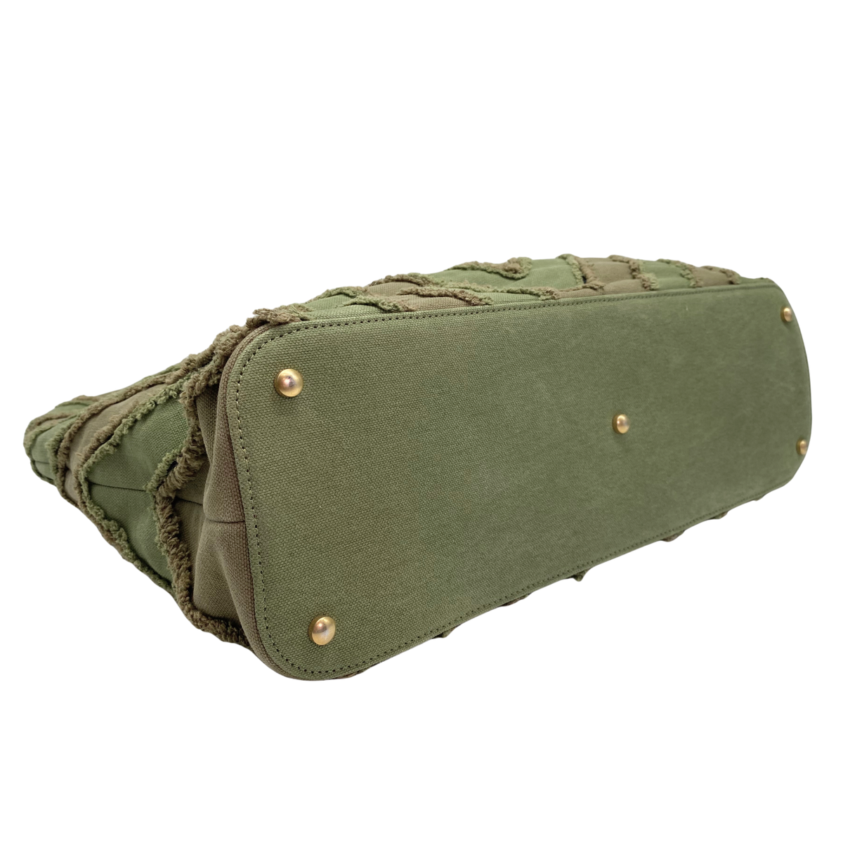 Chanel Coco Cuba Green Canvas Tote