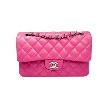 Chanel Pink Small Classic Flap Bag - Online Only