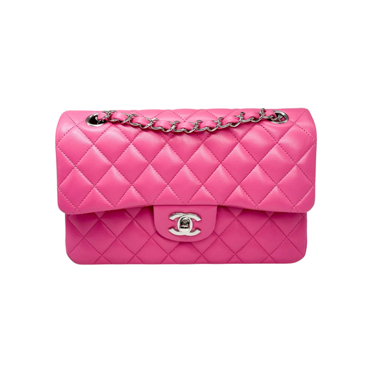 Chanel Pink Small Classic Flap Bag - Online Only