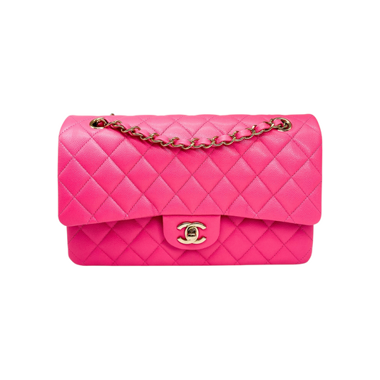 Chanel Pink Medium Double Flap Bag