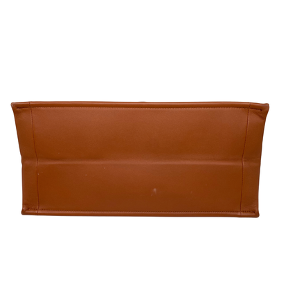 Dior Booktote Medium Brown Leather