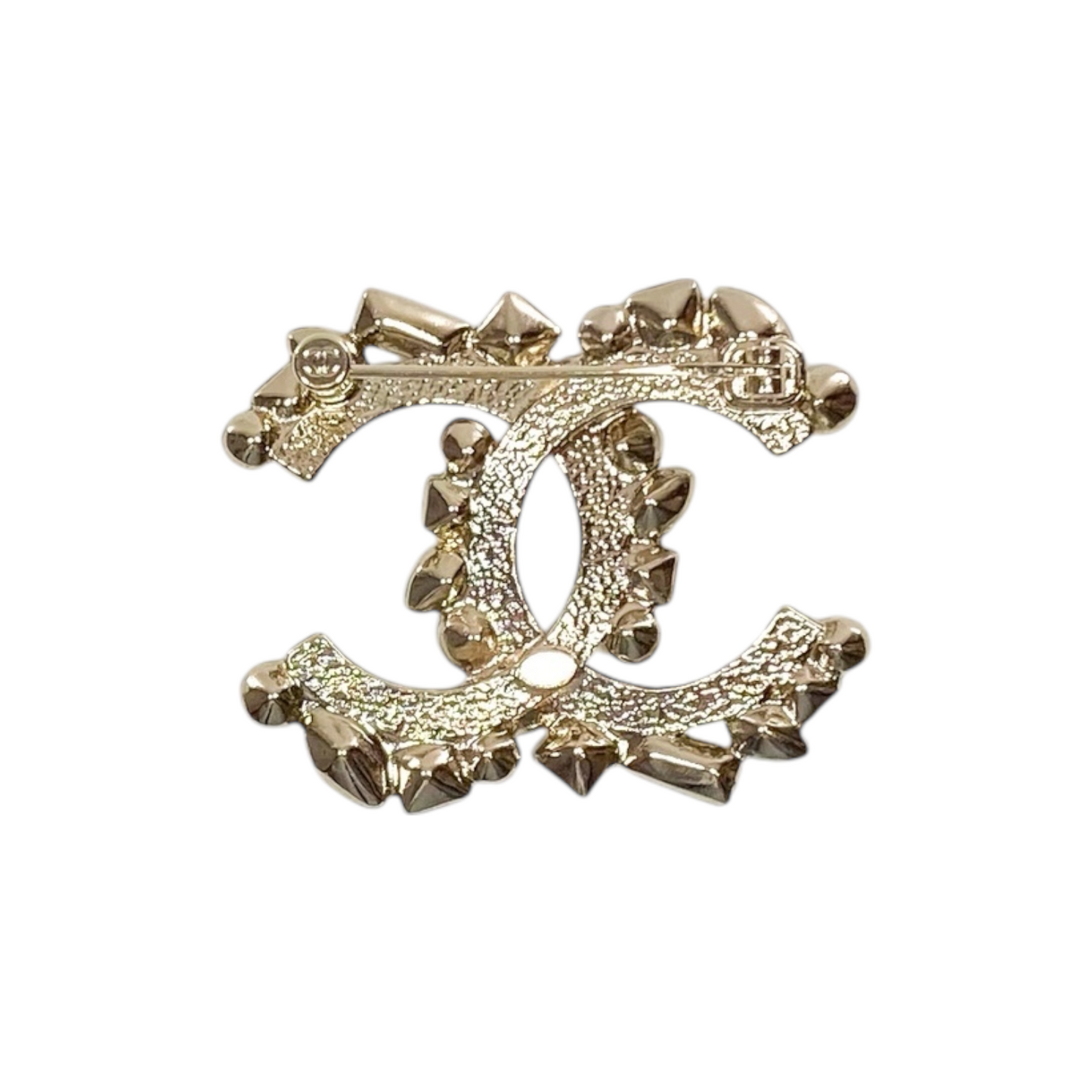 Chanel CC Crystal Brooch