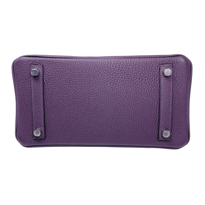 Hermes Birkin 25 Raisin Togo Palladium Hardware