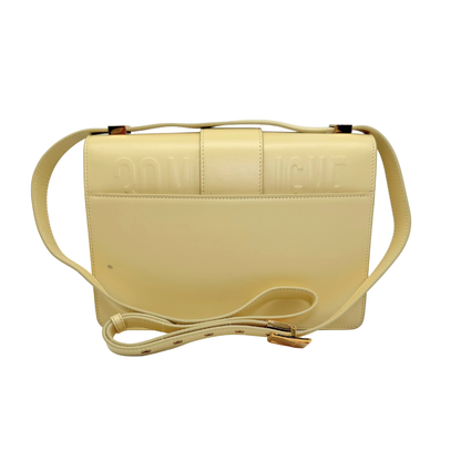 Dior 30 Montaigne Yellow Flap bag