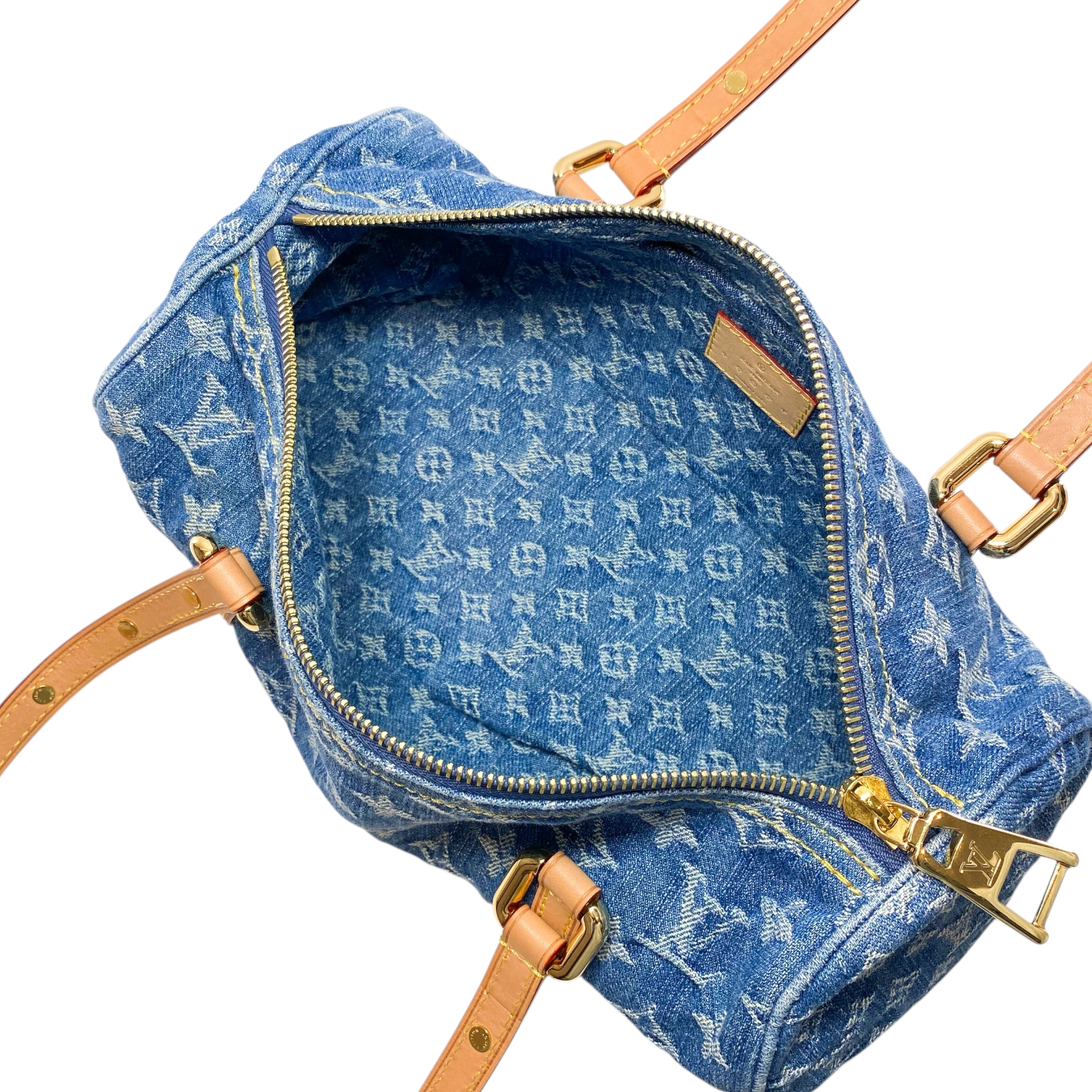 Louis Vuitton Denim Blue Papillon