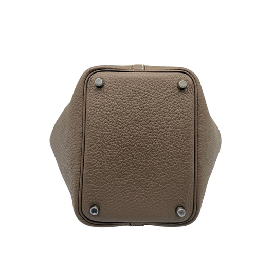Hermès Picotin Lock 18 Etoupe Clemence Palladium Hardware
