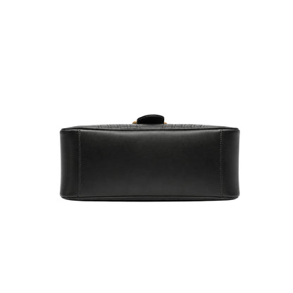 Gucci Black Marmont Small Top Handle Bag