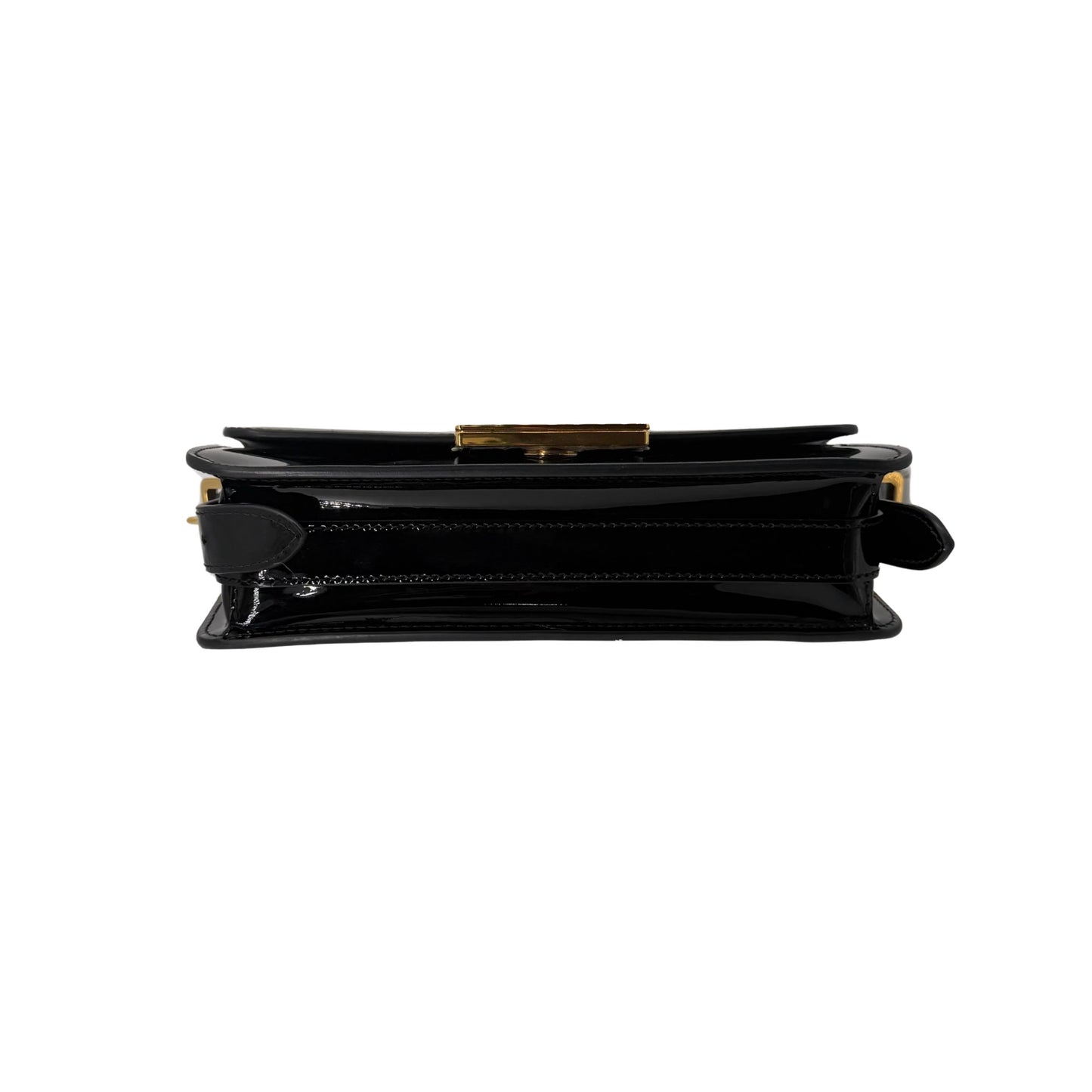 Dior Miss Dior Black Patent Leather Shoulder Bag