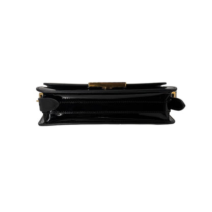 Dior Miss Dior Black Patent Leather Shoulder Bag