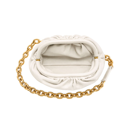 Bottega Veneta Bone Gold Chain Waist Belt Bag