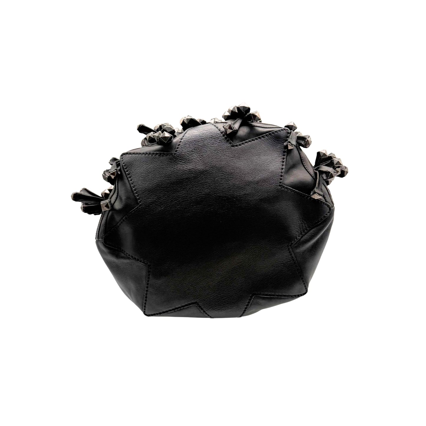 Valentino Rockstud Fringe Bucket Bag
