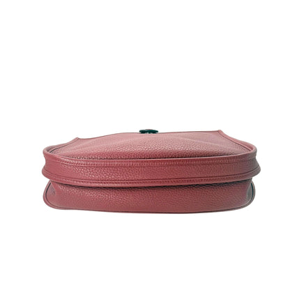 Hermes Evelyne PM Rouge H Palladium Hardware