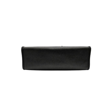 Hermes Herbag 31 in Black Canvas with Leather Trim